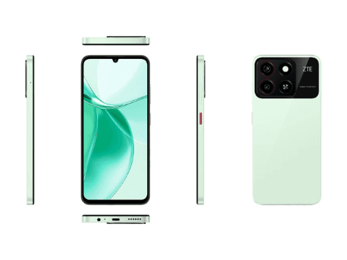 ZTE Blade A35 (2GB / 64GB) with Clover Green and Starry Black colors (4)