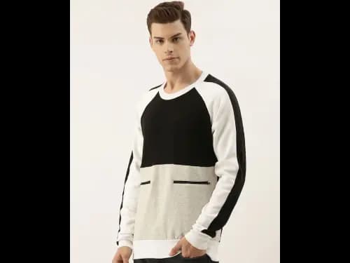 Colourblock Crew-Neck Sweatshirt (2)