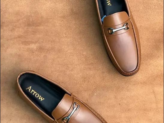 Men’s Tan Cow Leather Casual Loafer (3)