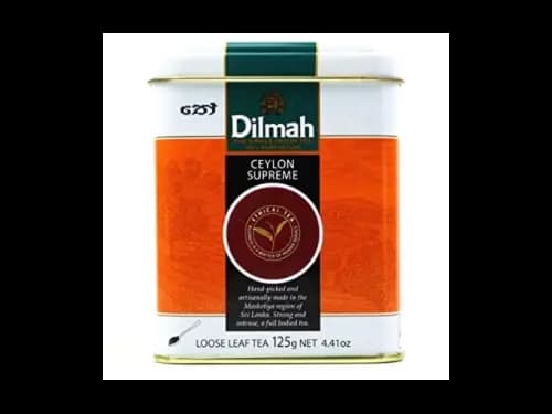Dilmah Ceylon Supreme Tea Tin Caddy