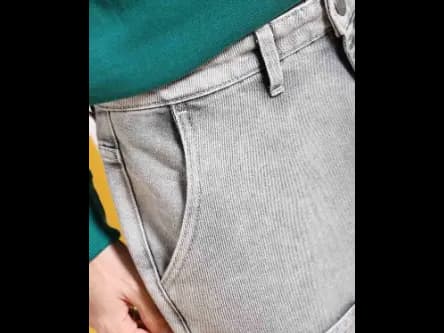 Men Acid Washed Baggy Fit Jeans (3)