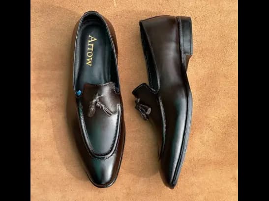 Men’s Coffee Brown Cow Leather Tassel Loafer (3)