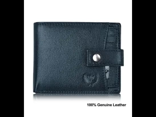 Bi-Fold Wallet with Flap Closure