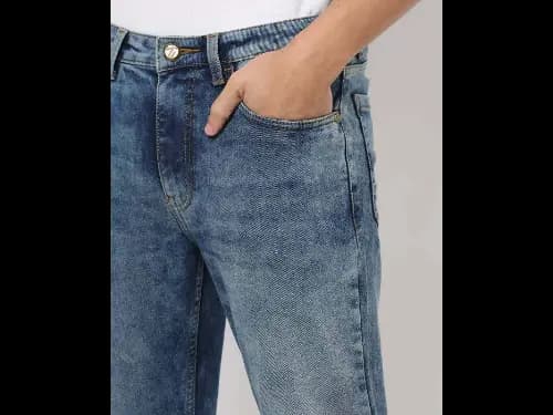 Acid Heavily Washed Jeans (4)