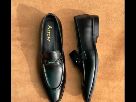 Men’s Jet-Black Cow Leather Loafer (2)