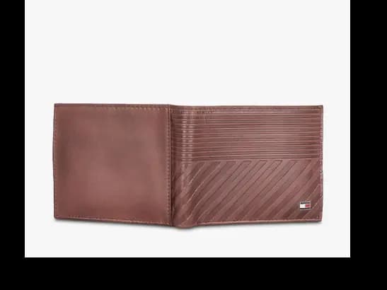 Bi-Fold Wallet with Striped Panel (5)