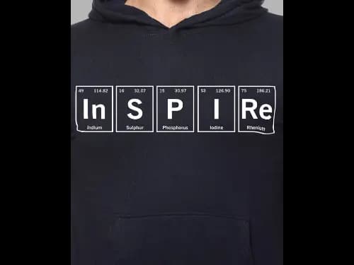 Typographic Print Hoodie with Kangaroo Pocket (2)