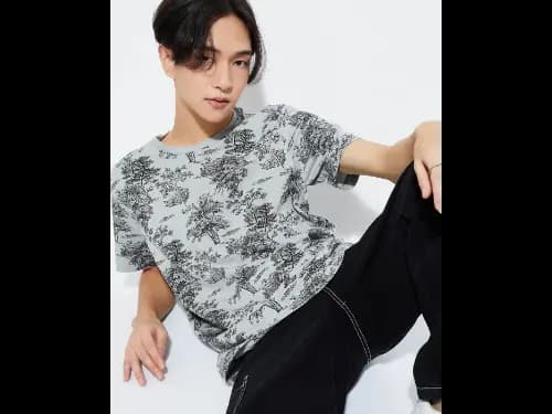 URB_N Men Slim Fit Printed T-Shirt