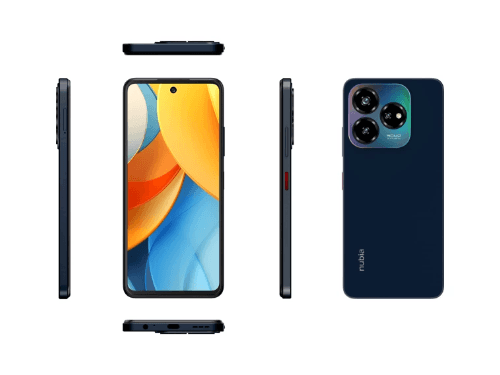Nubia V60 Design (6GB / 256GB) (Dark Blue) with One Year Warranty