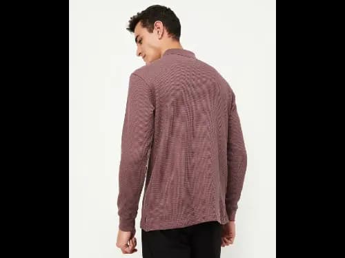 Men Patterned Regular Fit Polo T-Shirt (3)