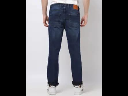 Lightly Washed Slim Fit Jeans (4)