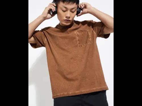 URB_N Men Oversized Pigment Dyed T-Shirt