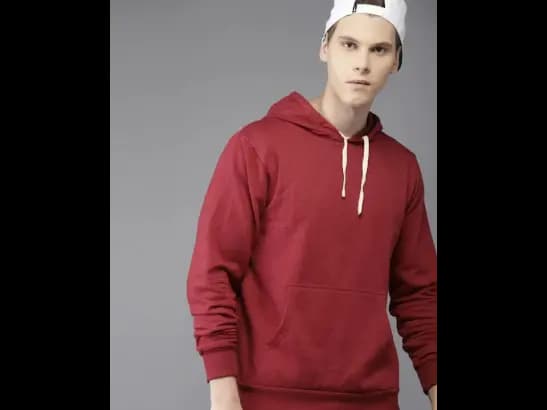 Hoodie with Kangaroo Pockets & Drawstrings