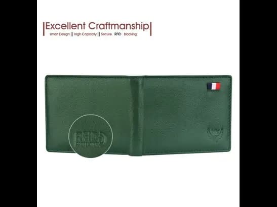 Genuine Leather Bi-Fold Wallet (6)