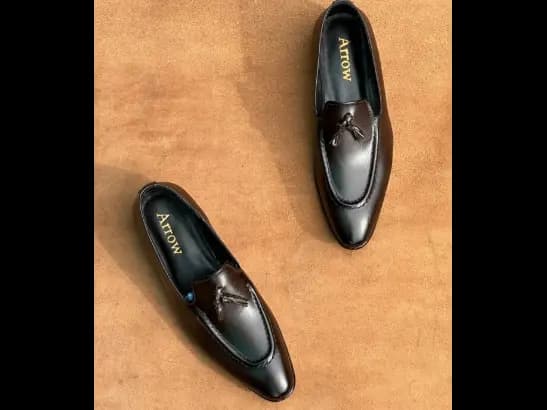Men’s Coffee Brown Cow Leather Tassel Loafer