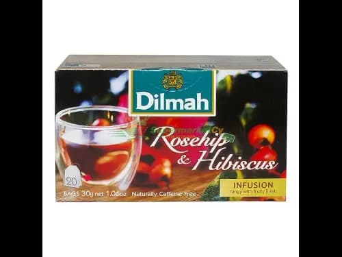 Dilmah Rosehip & Hibiscus Tea - 20 Tea Bags (2)