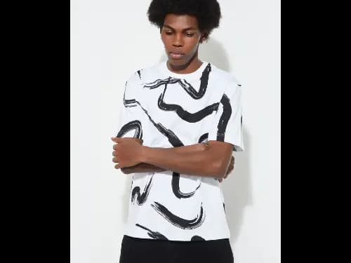 URB_N Men Regular Fit Printed T-Shirt