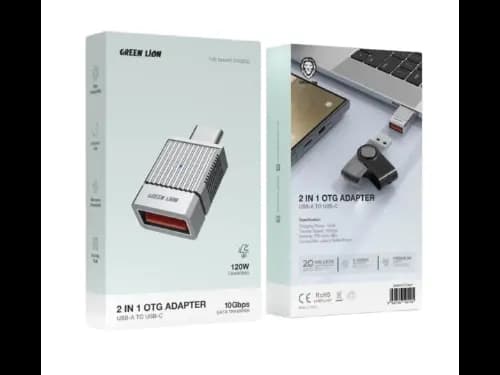 Green Lion USB-A To USB-C 2 In 1 OTG Adapter (3)