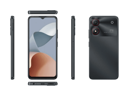 ZTE Blade A34 (2GB / 64GB) (Gray) with One Year Warranty