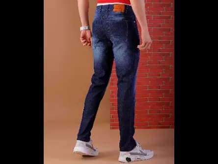 Men Lightly Washed Low-Rise Slim Fit Jeans (5)