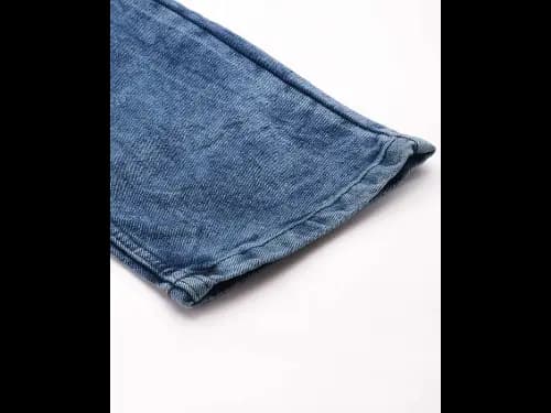 Acid Wash Straight Fit Jeans (4)