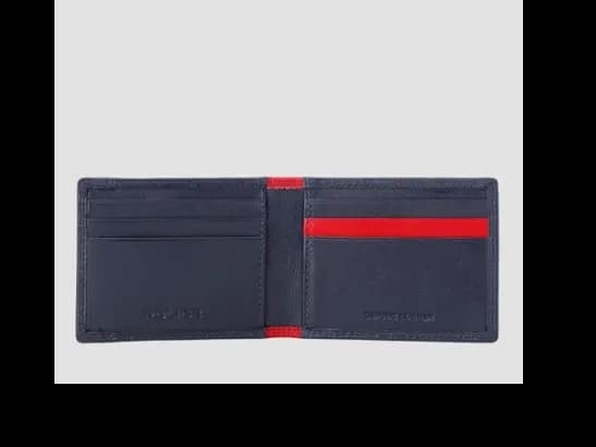 Brand Print Leather Bi-Fold Wallet (5)