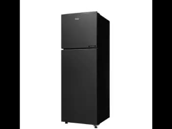 Haier 240L No Frost Double Door Inverter Refrigerator - Black Steel