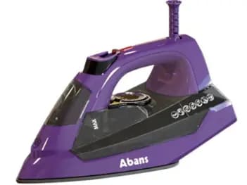 Abans Steam Iron - Black & Purple