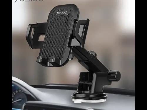 Yesido C23 Free Stretch Rubberized Universal Suction Car Phone Holder (2)