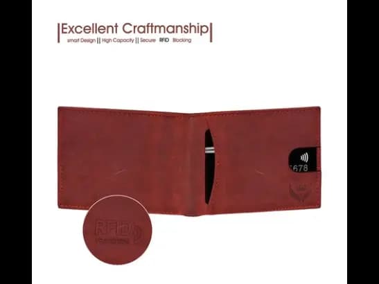 Bi-Fold Wallet with Embossed Logo (4)