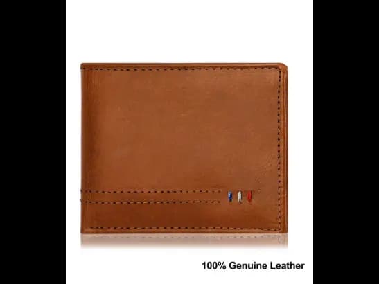 Genuine Leather Bi-Fold Wallet (2)