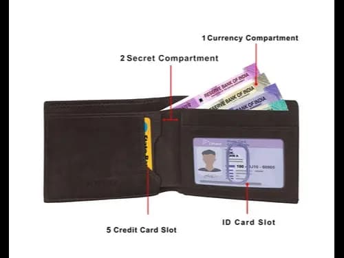 Bi-Fold Wallet with Embossed Logo (3)