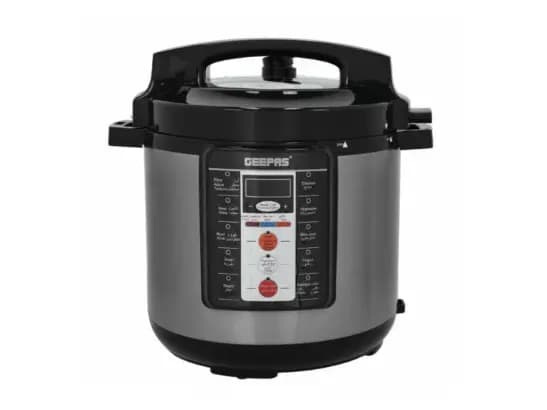 GEEPAS-DIGITAL MULTICOOKER MODEL - 35032-ALL-IN-ONE PRESSURE COOKER, DELAY TIMER