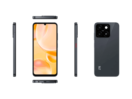 ZTE Blade A55 (4GB / 64GB) with Starry Black and Water Blue