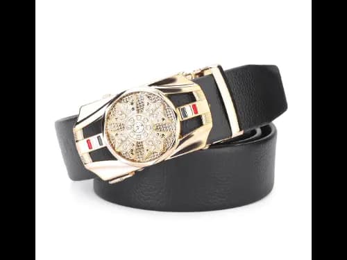 Men Slim Belt with Autolock Closure