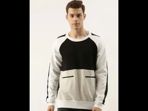 Colourblock Crew-Neck Sweatshirt