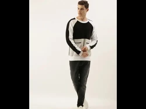Colourblock Crew-Neck Sweatshirt (4)