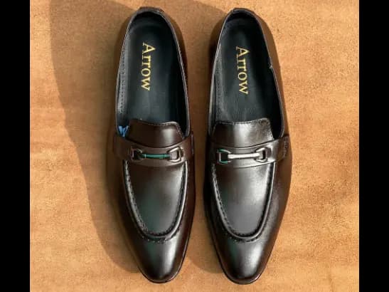 Men’s Coffee Brown Cow Leather Loafer