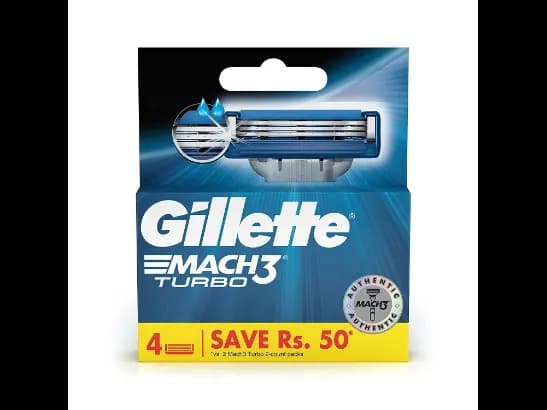 GILLETTE MACH3 TURBO CARTRIDGES 4S
