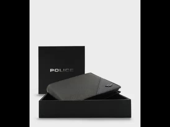 Bi-Fold Wallet with Metal Accent