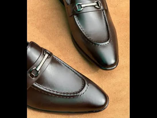 Men’s Coffee Brown Cow Leather Loafer (3)