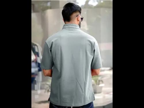 Men Henley Neck Pockets T-shirt (3)