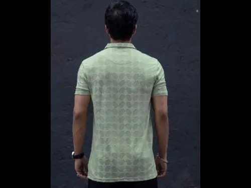 Men Polo Collar Slim Fit T-shirt (3)