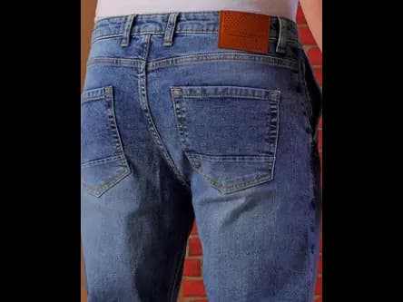 Lightly Distressed Slim Fit Jeans (4)
