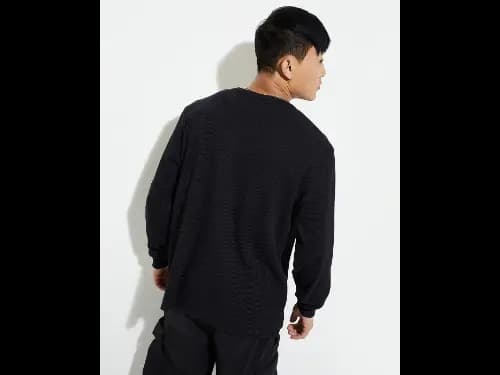 Men Patterned Regular Fit Crew-Neck T-Shirt (4)