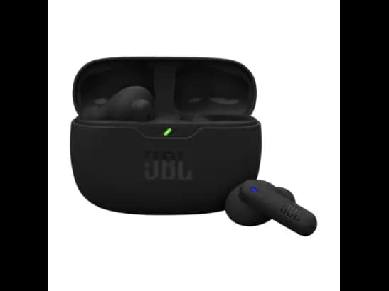 JBL Wave Beam 2 Black Earbuds with 03 Month Warranty for Case, 01 Month for Buds
