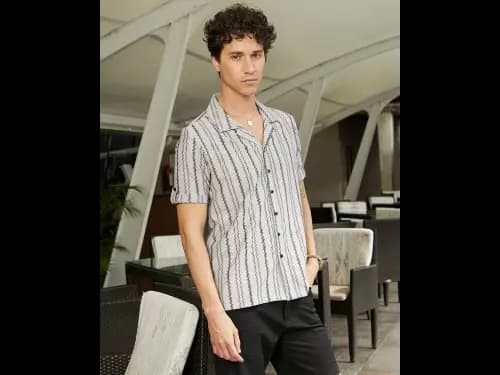 Men Striped Regular Fit Shirt