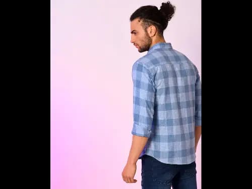 Checked Shirt with Patch Pocket (4)