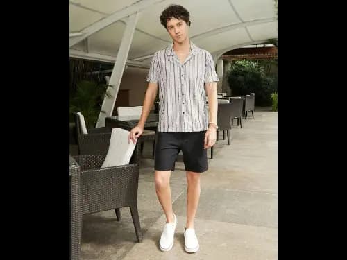 Men Striped Regular Fit Shirt (3)