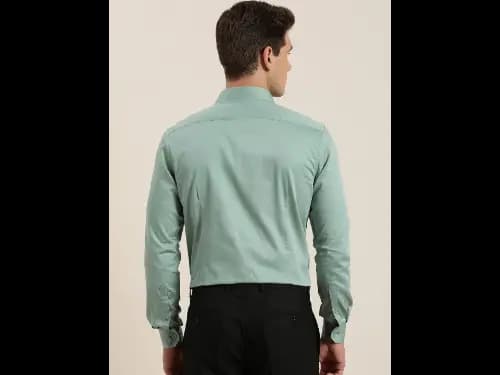 Men Classic Slim Fit Opaque Formal Shirt (4)
